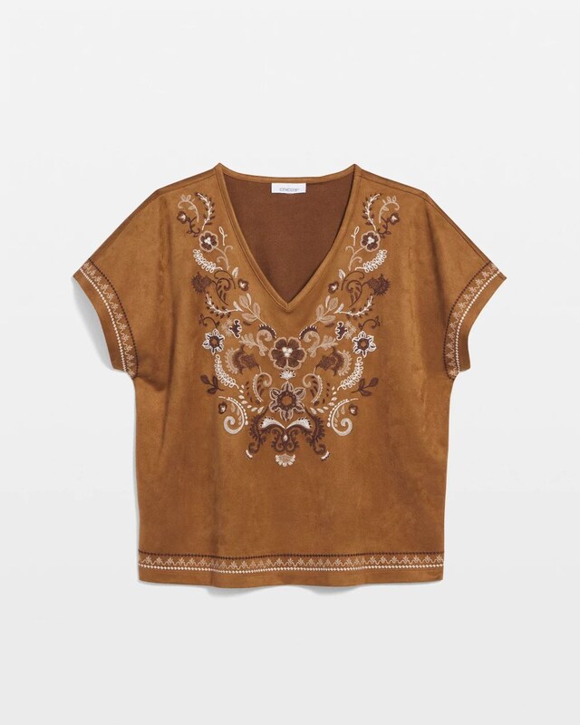 Embroidered Oversized Tee - image 5